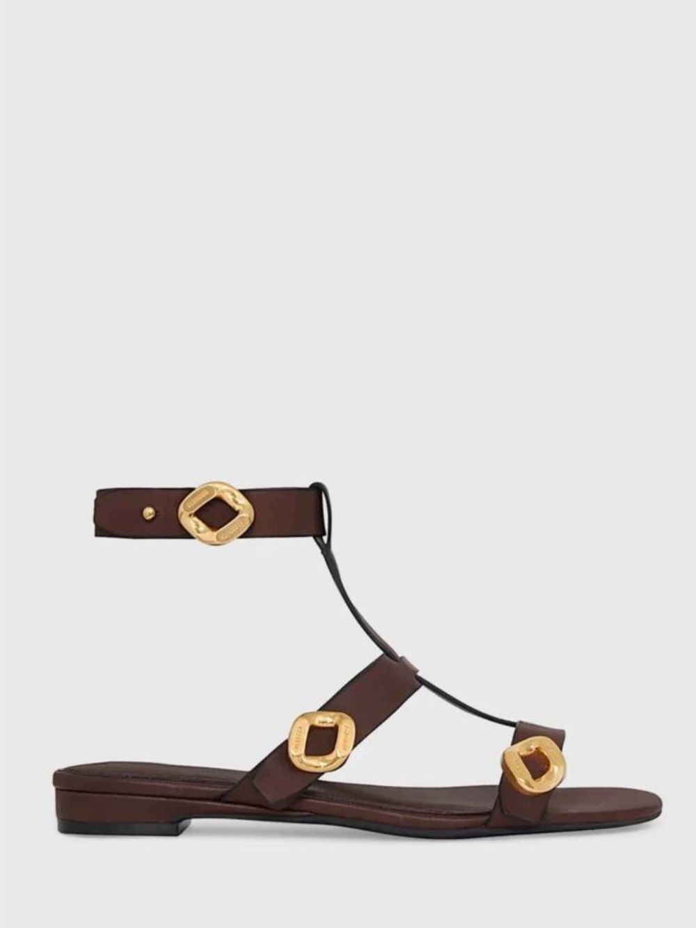 Rebecca Minkoff Gladiator Sandal with Gold Accents